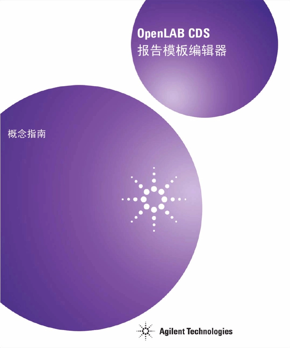 OpenLAB_CDS报告模板编辑器概念指南_第1页