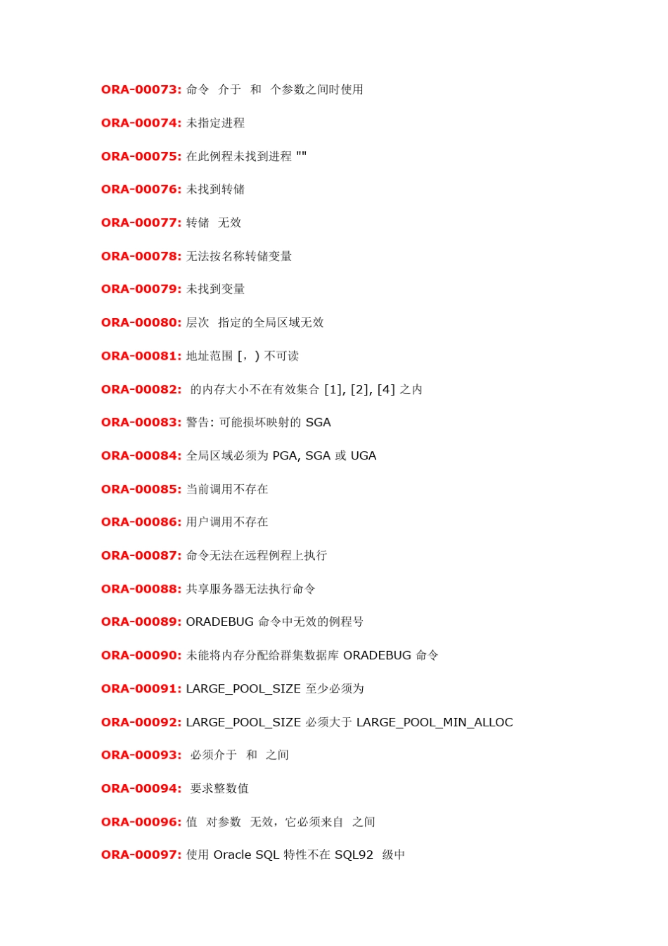 Oracle的SQLCODE整理_第3页