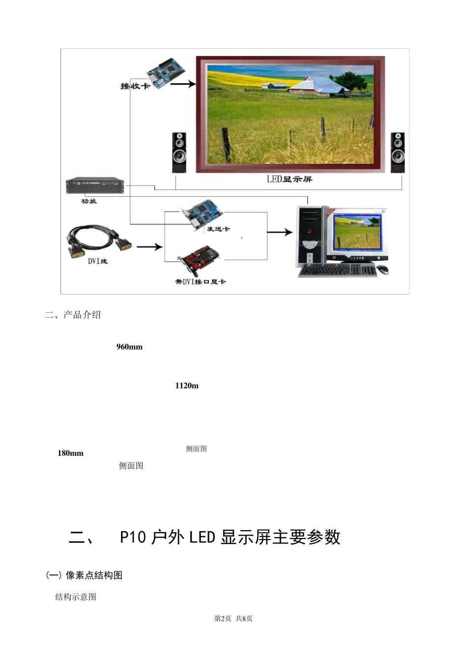 P10户外LED显示屏设计方案_第2页