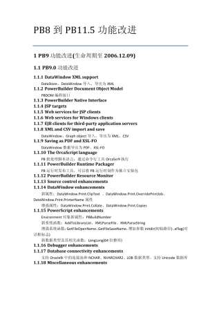 PB8到PB11.5功能改进