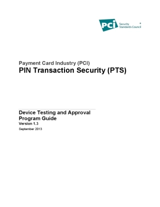 PCI_PTS认证流程指南
