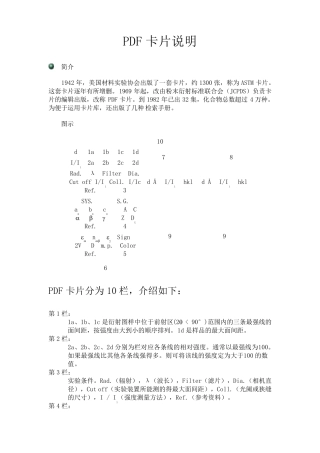 PDF卡片说明