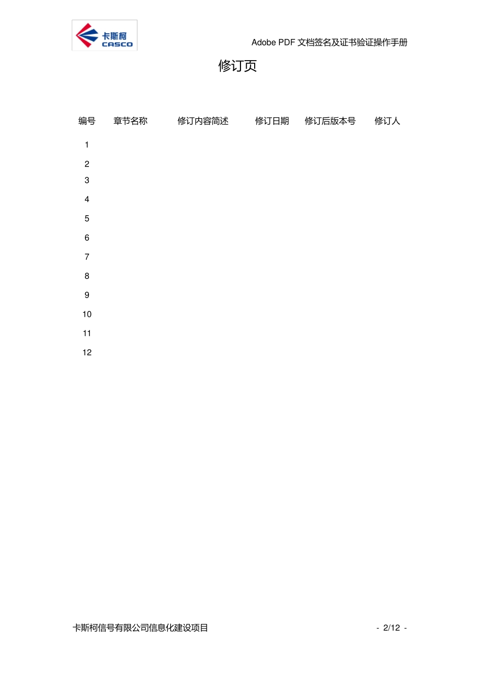 PDF文档签名及证书验证操作手册V1.0.0_第2页