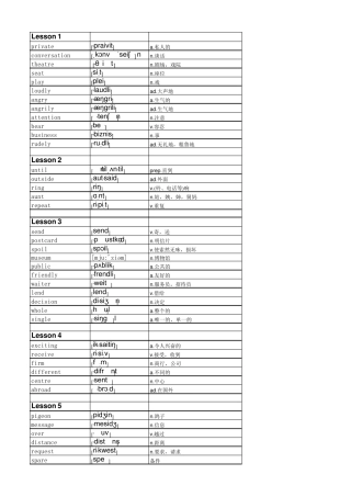 PDF版新概念英语第二册单词