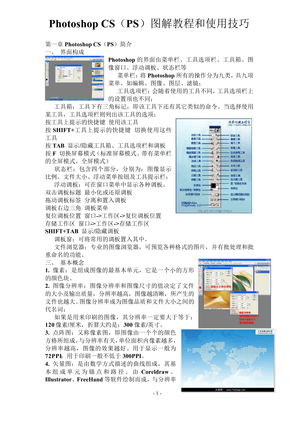 PhotoshopCS6(PS)基础教程使用_第1页