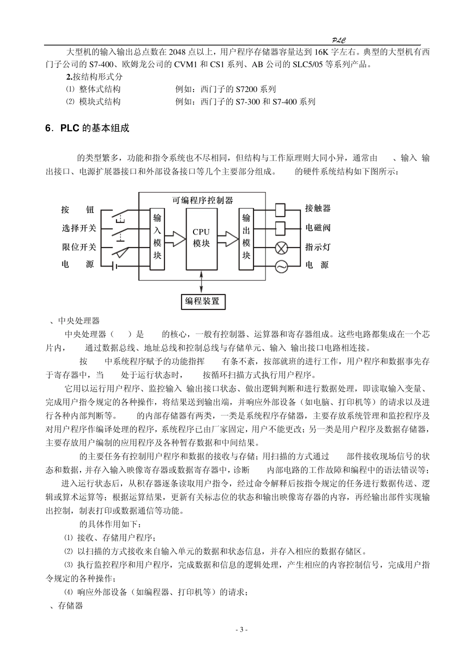 PLC基础理论知识培训资料(学员版)_第3页