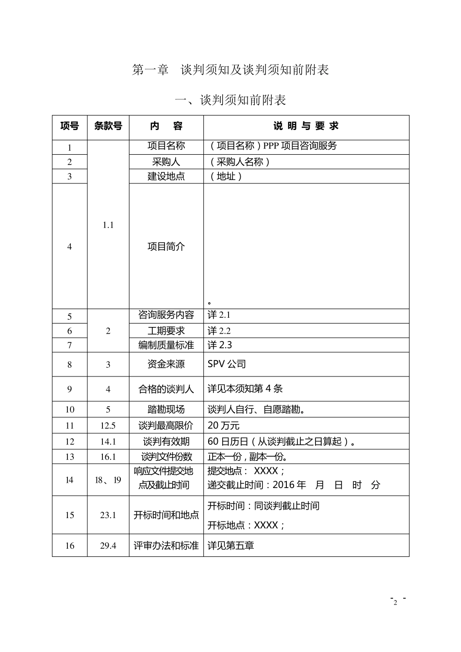 PPP项目咨询服务竞争性谈判文件_第3页
