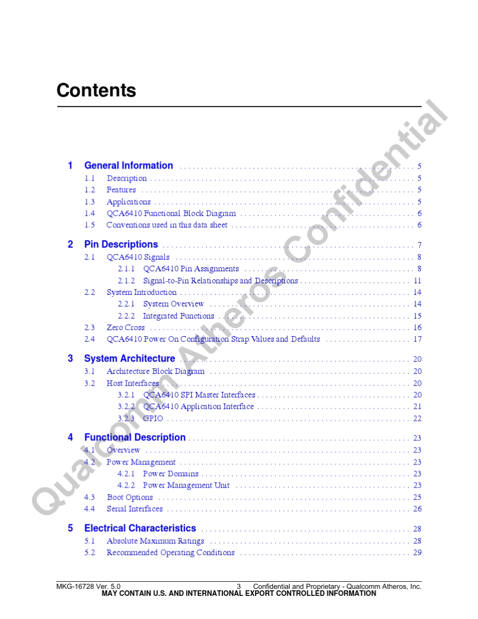 QCA641068pinQFN高通电力载波_第3页