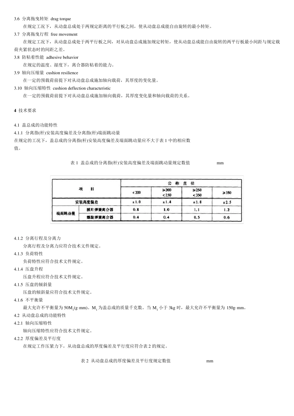 QCT252004汽车干摩擦式离合器总成技术条件_第2页