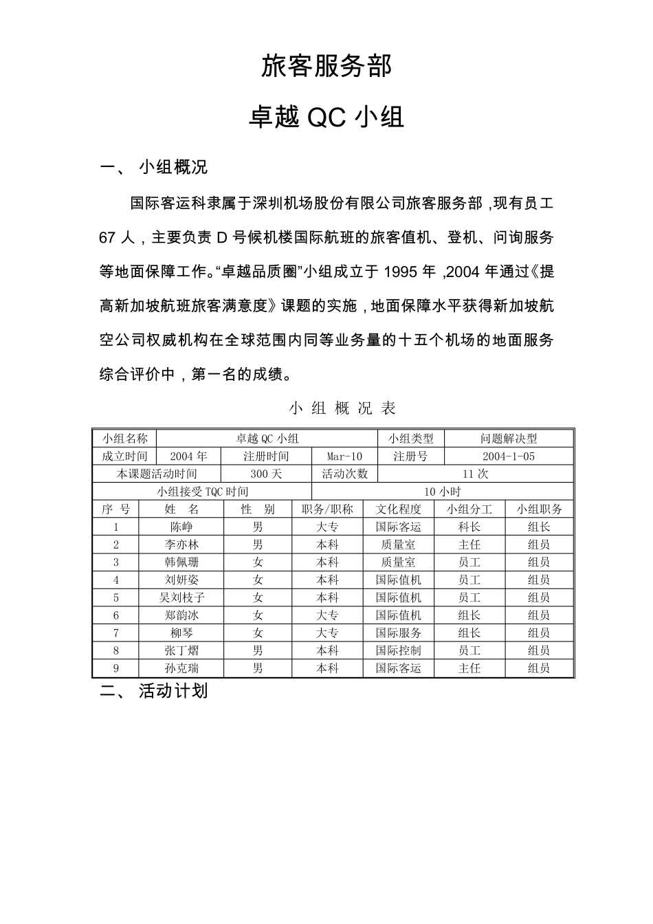 QC案例：机场—卓越QC小组课题报告_第2页