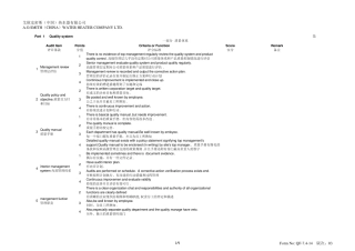 QF7.414供应商质量体系审核03版