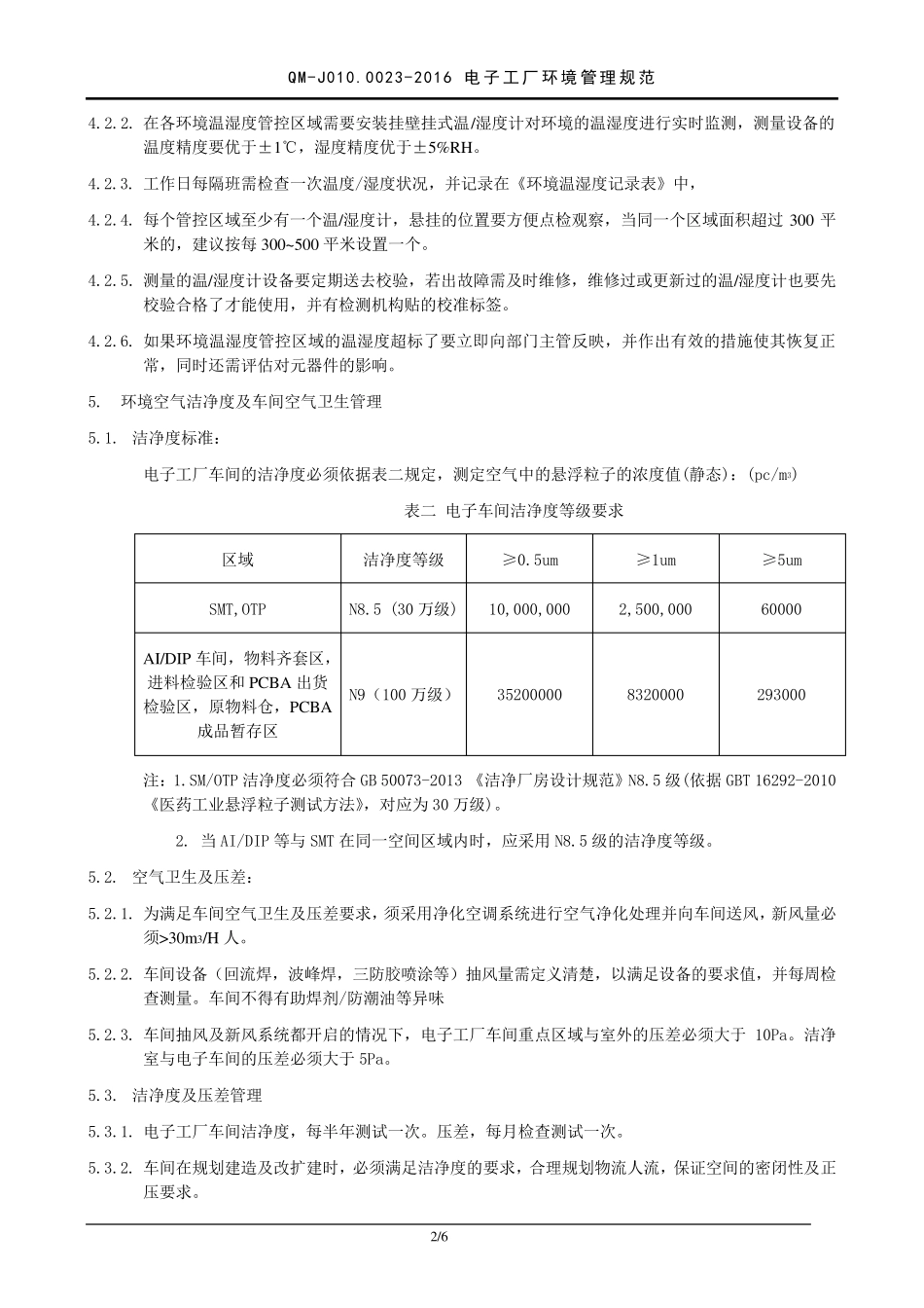 QMJ01000232016电子工厂环境管理规范(新增)_第3页