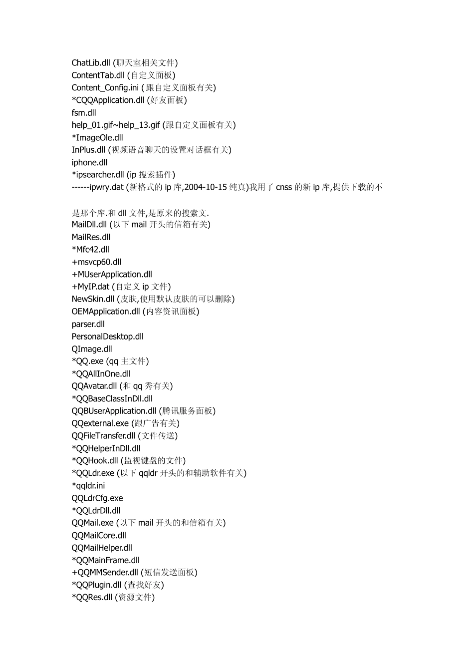QQ文件夹里每个文件解释大全_第2页
