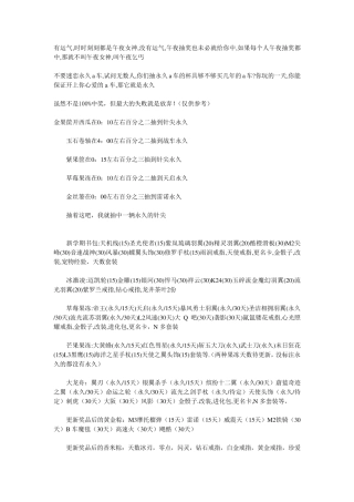 QQ飞车开道具大全