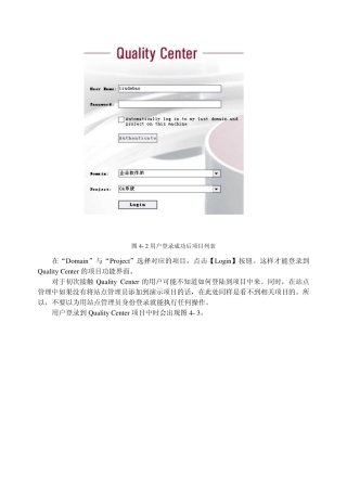 QualityCenter项目自定义