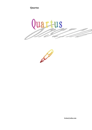 quartus编译时常见错误和警告