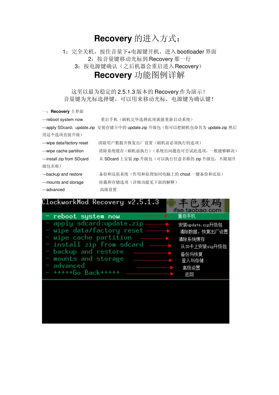 recovery刷机全教程_第1页