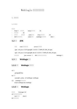 RedHat系统安装Weblogic11g及创建域