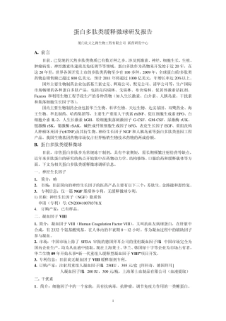 RenHW中国蛋白多肽类缓释微球研发调研报告01