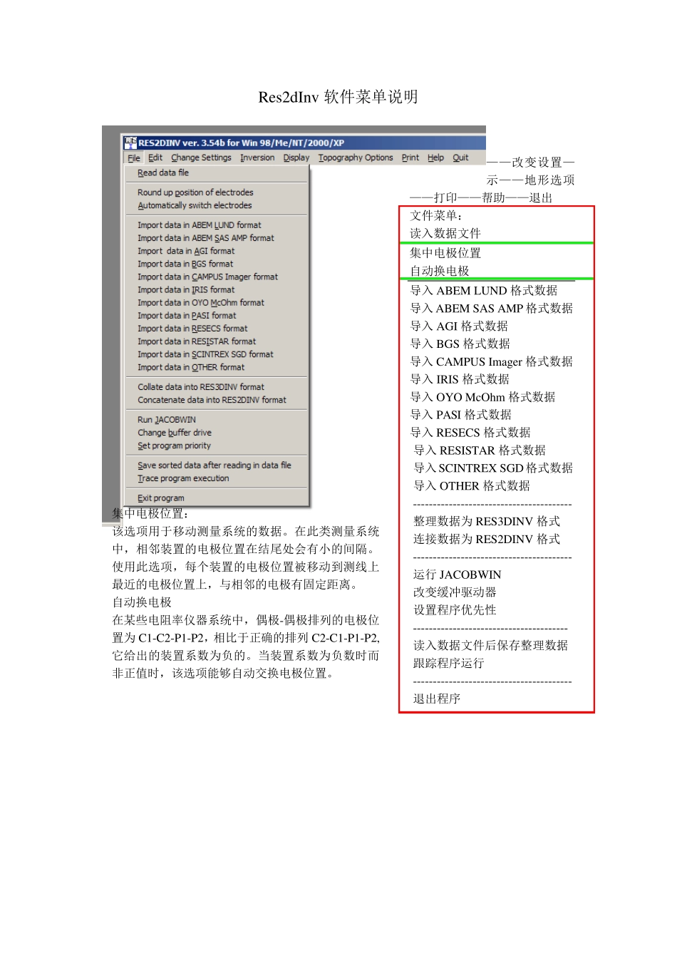 Res2dInv软件菜单说明_第1页