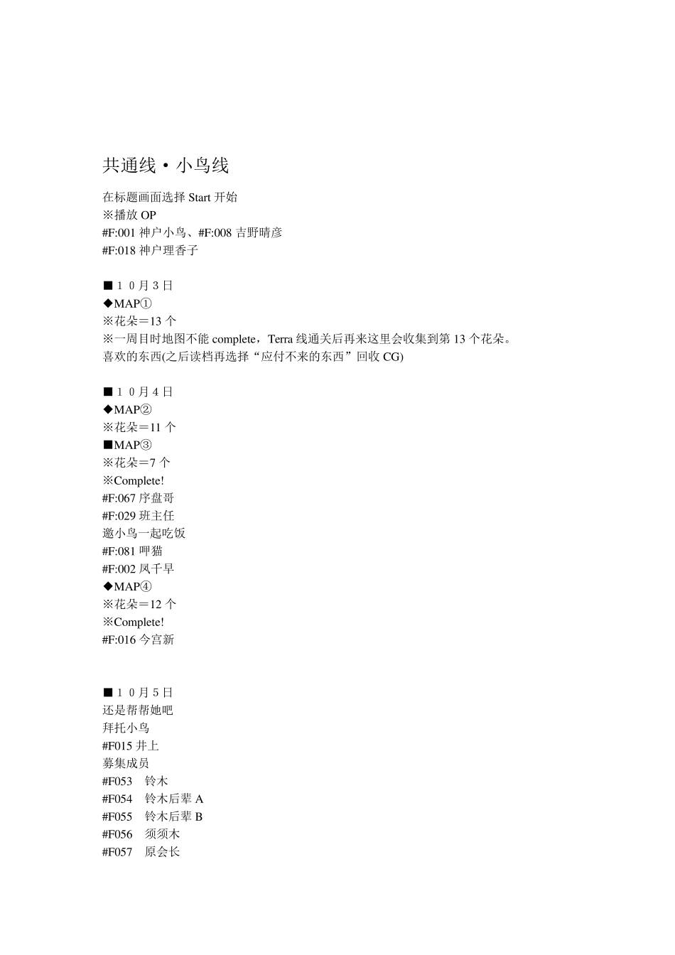 Rewrite全剧情攻略及要素收集_第2页