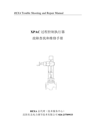 REXA故障查找和维修手册