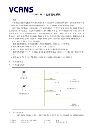 RFID仓库管理系统
