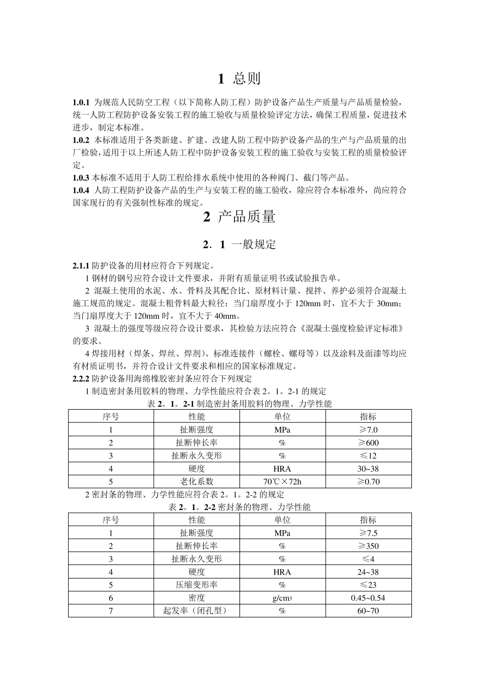 RFJ012002人民防空工程防护设备产品质量检验与施工验收规范_第1页