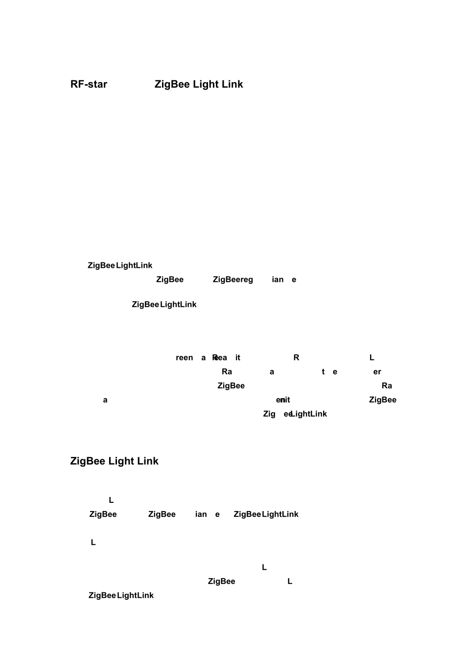 RFstar带您认识zigbeelightlink_第1页