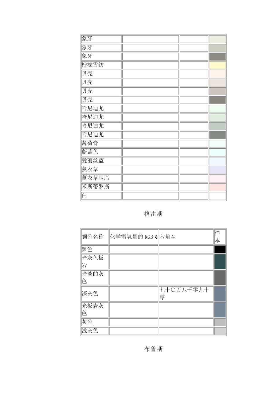 RGB颜色表_第2页