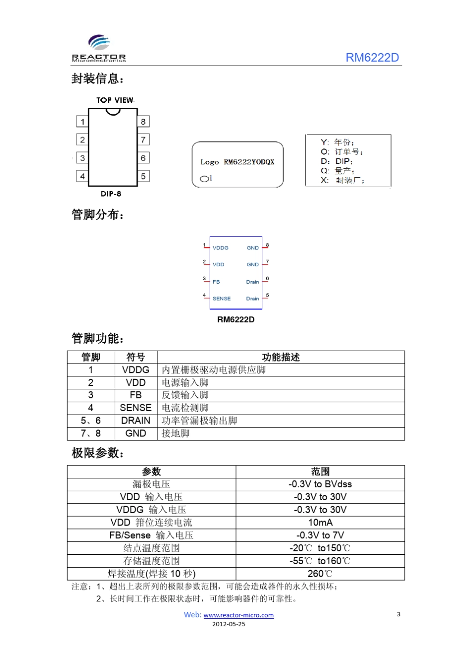 RM6222D中文规格书20120525_第3页