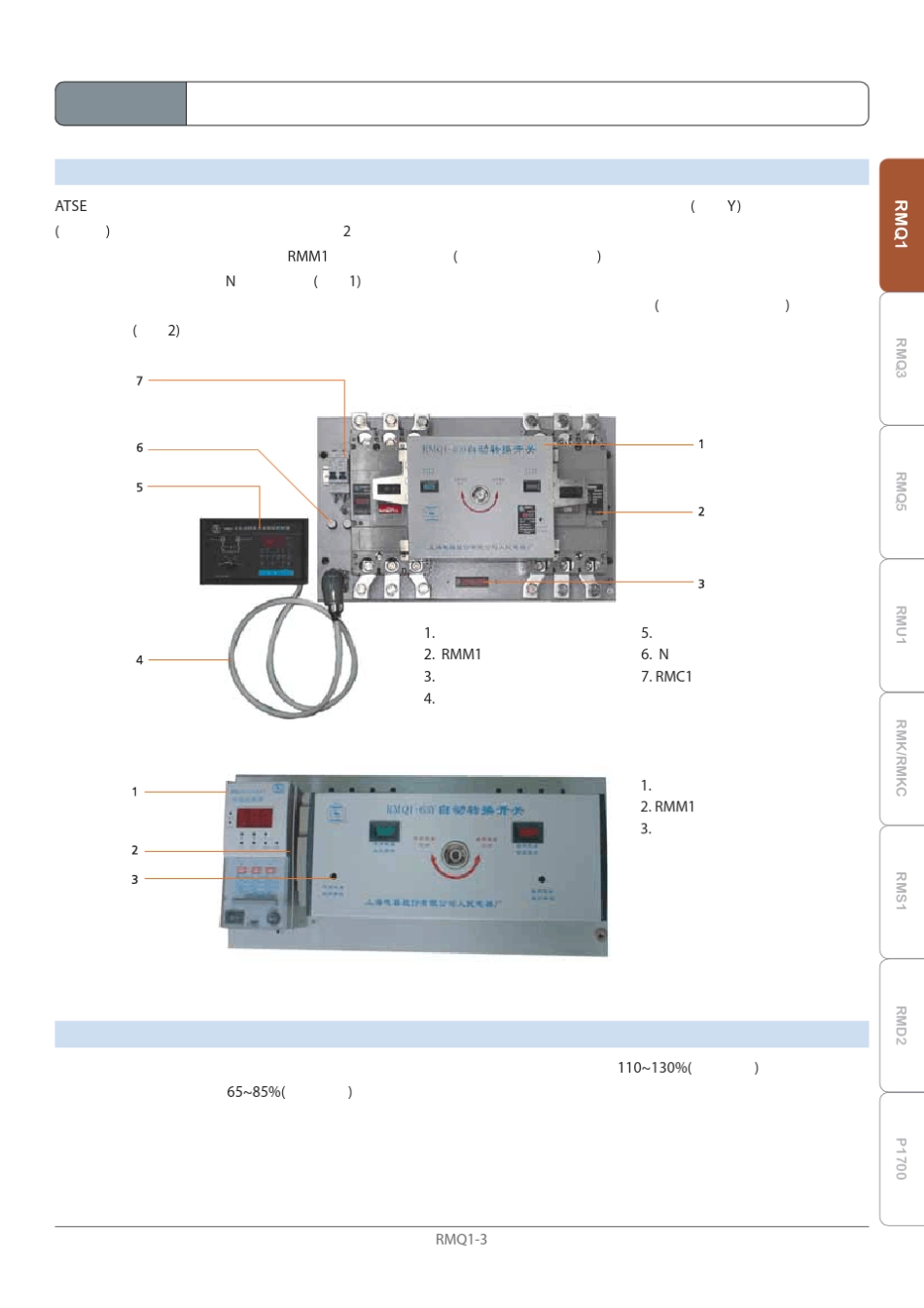 RMQ1系列自动转换开关_第3页