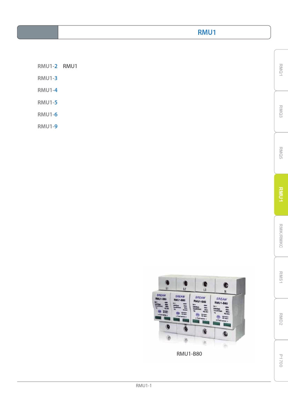 RMU1系列电涌保护器_第1页