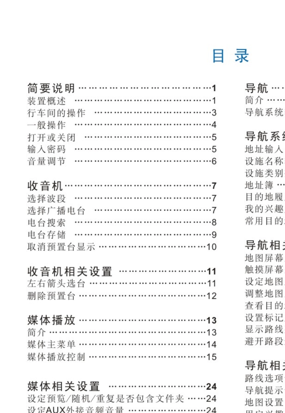 RNS315导航说明书_第1页
