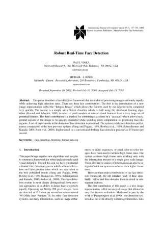 RobustRealTimeFaceDetection