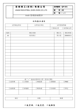 RoHS管理作业程序021