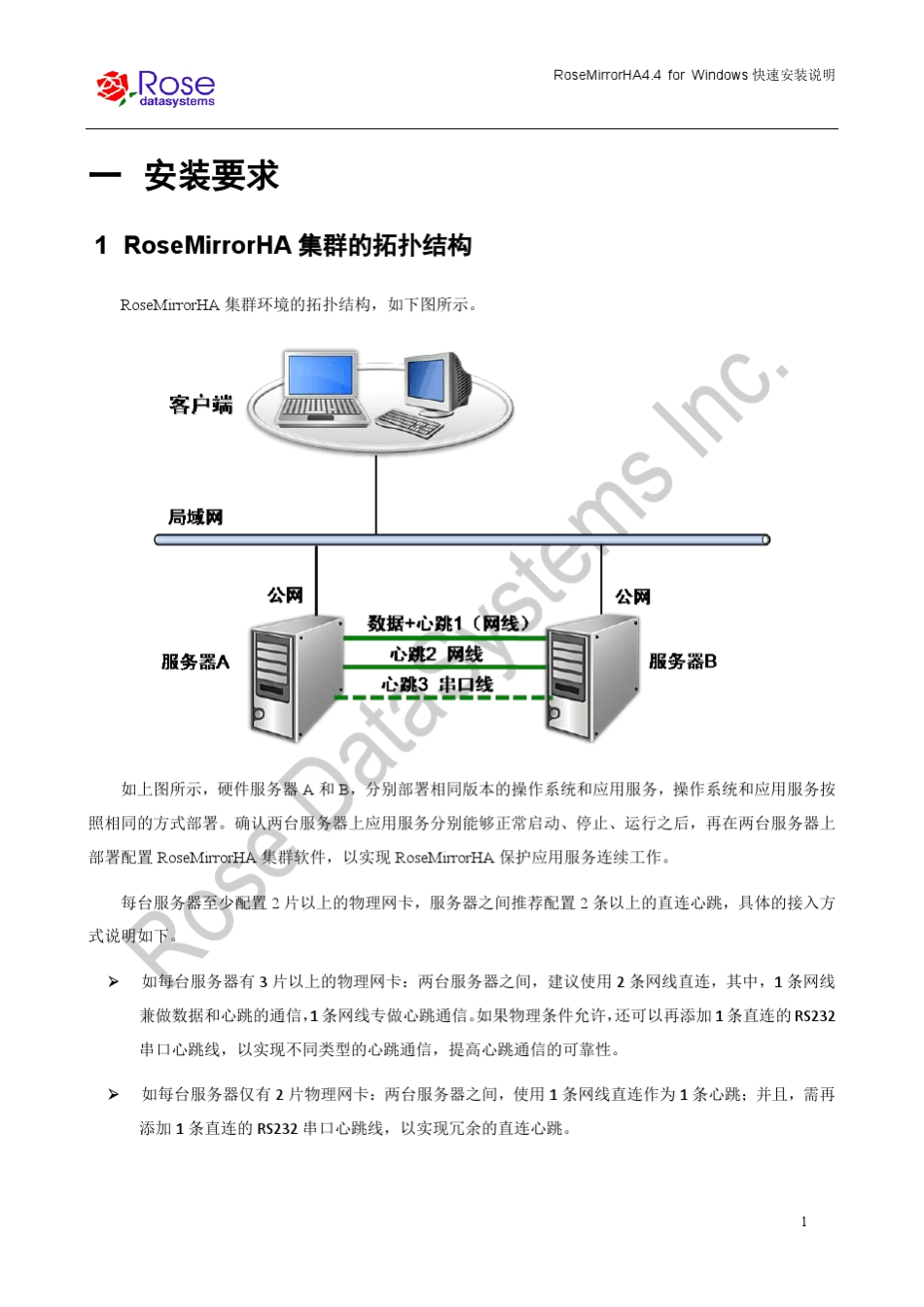RoseMirrorHA4.4forWindows快速安装说明v1.0201303_第3页