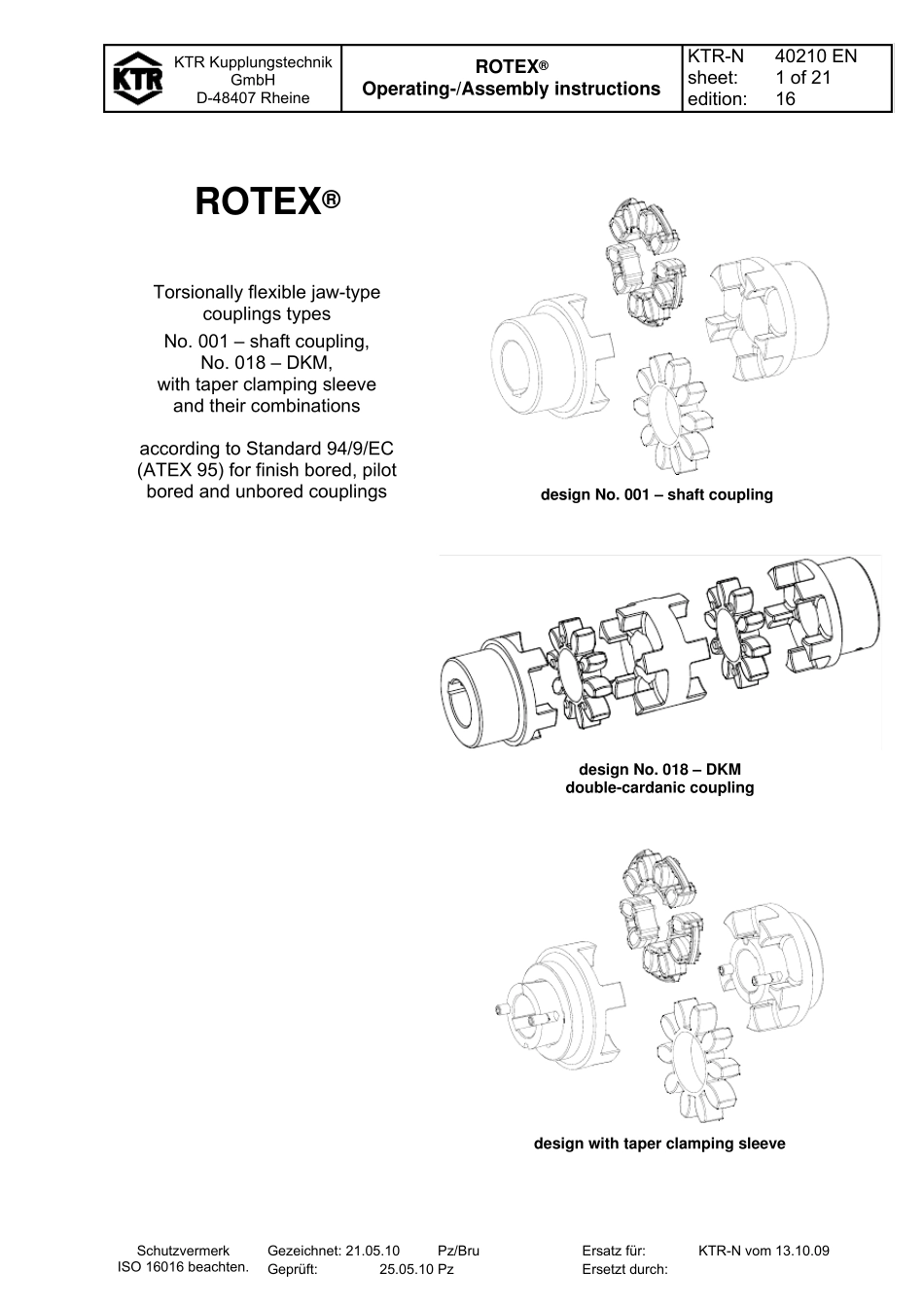 ROTEX梅花形弹性联轴器EN_第1页