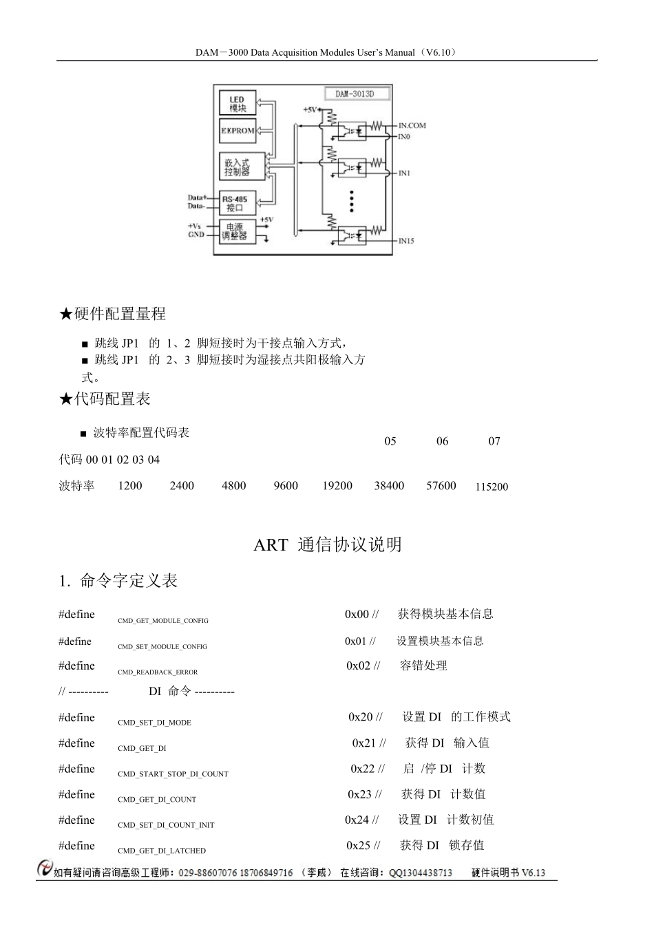 RS485开关量采集模块16路隔离数字量输入模块_第3页