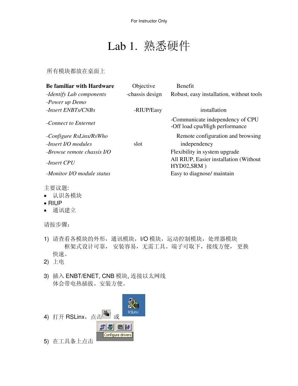 Rslogix5000软件编程教程_第1页