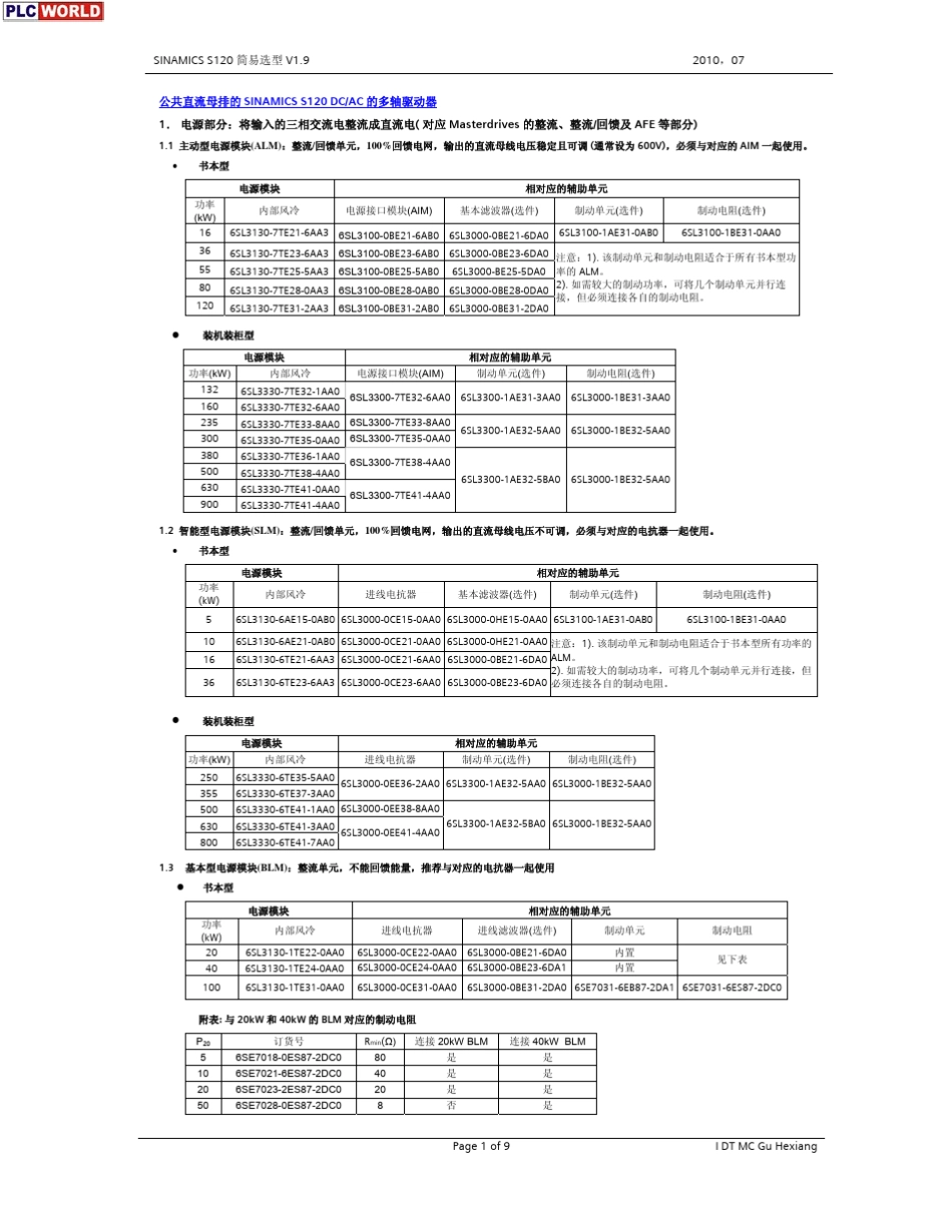 S120快速选型_第1页