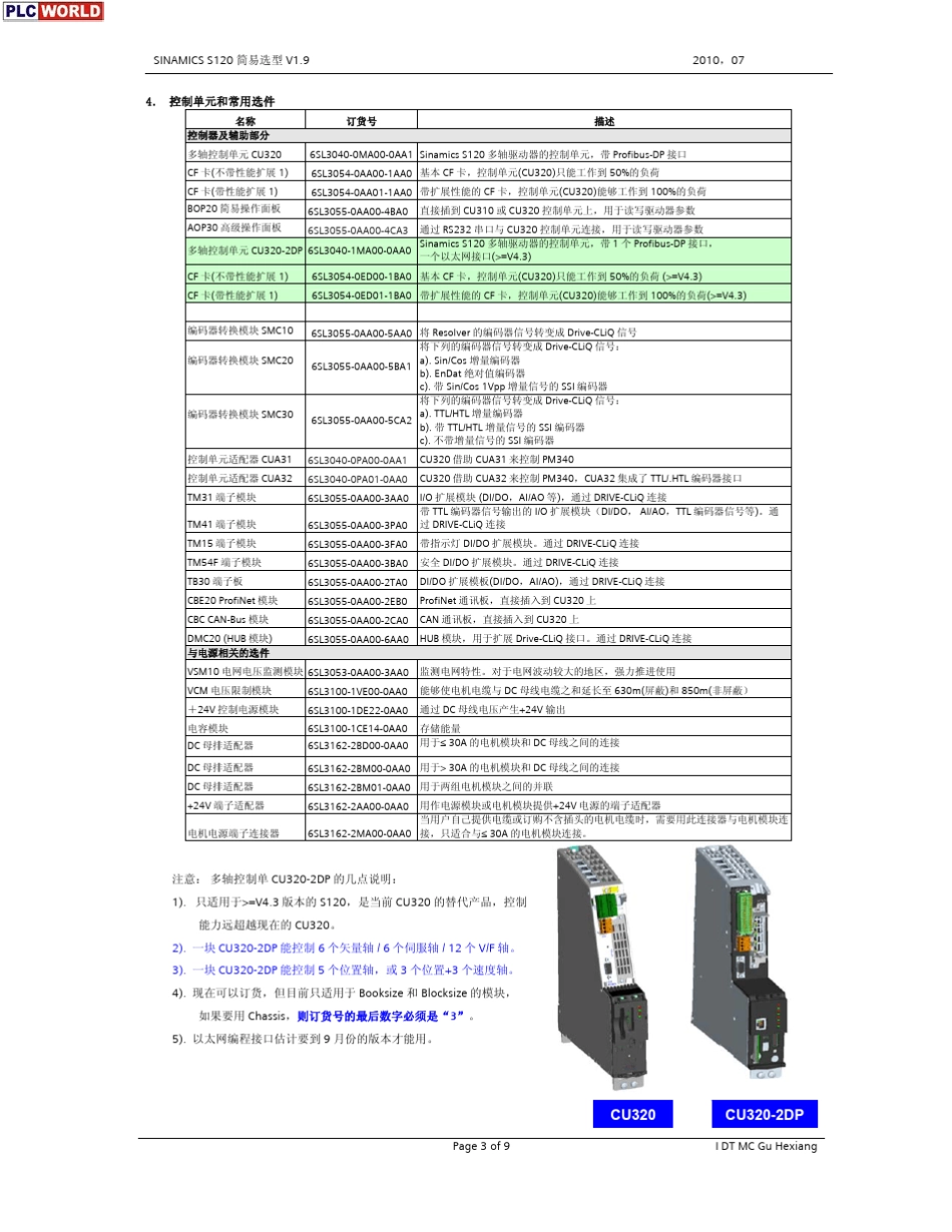 S120快速选型_第3页