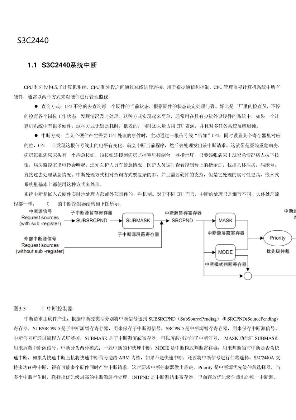 S3C2440系统中断_第1页