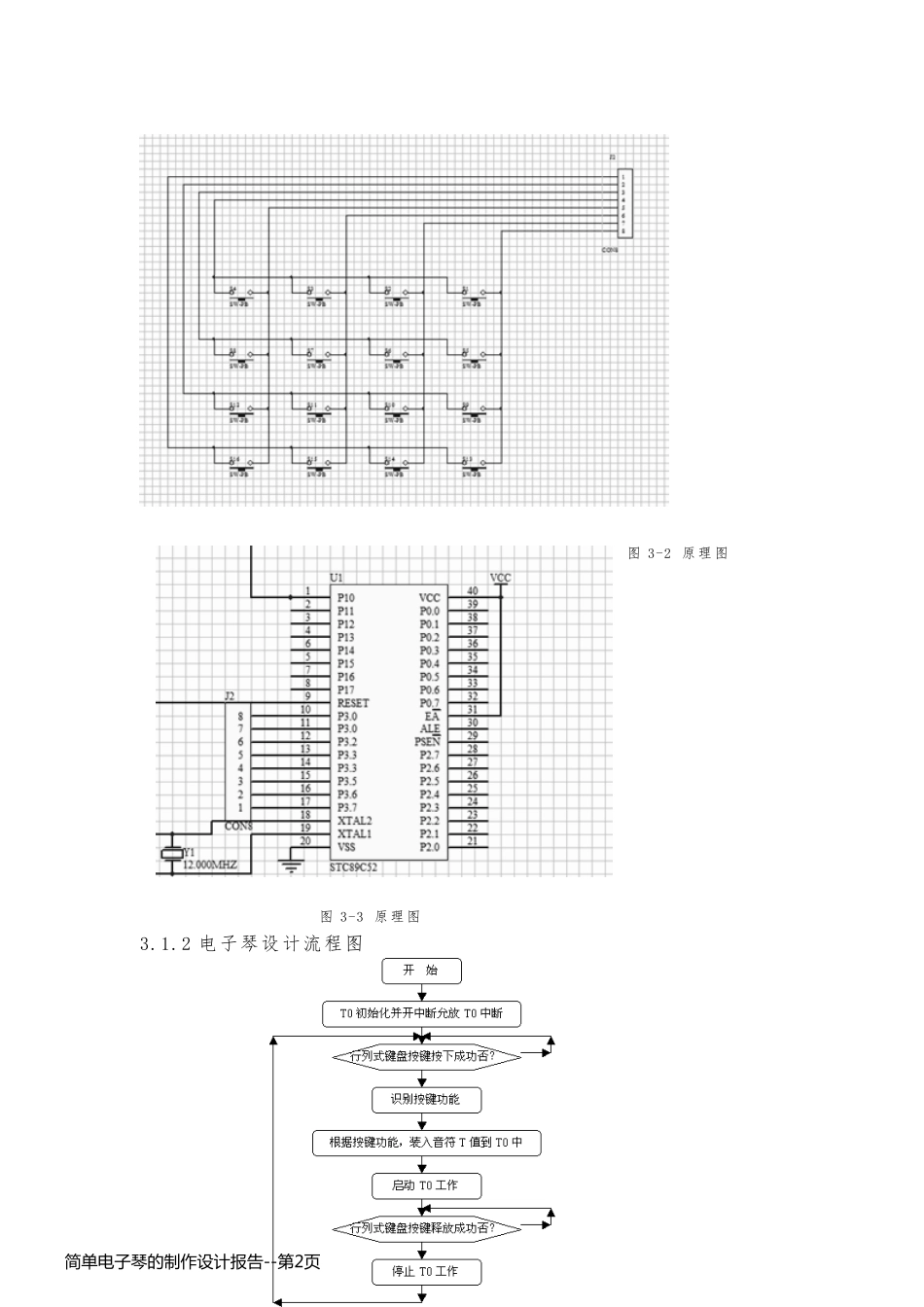 简单电子琴的制作设计报告_第2页