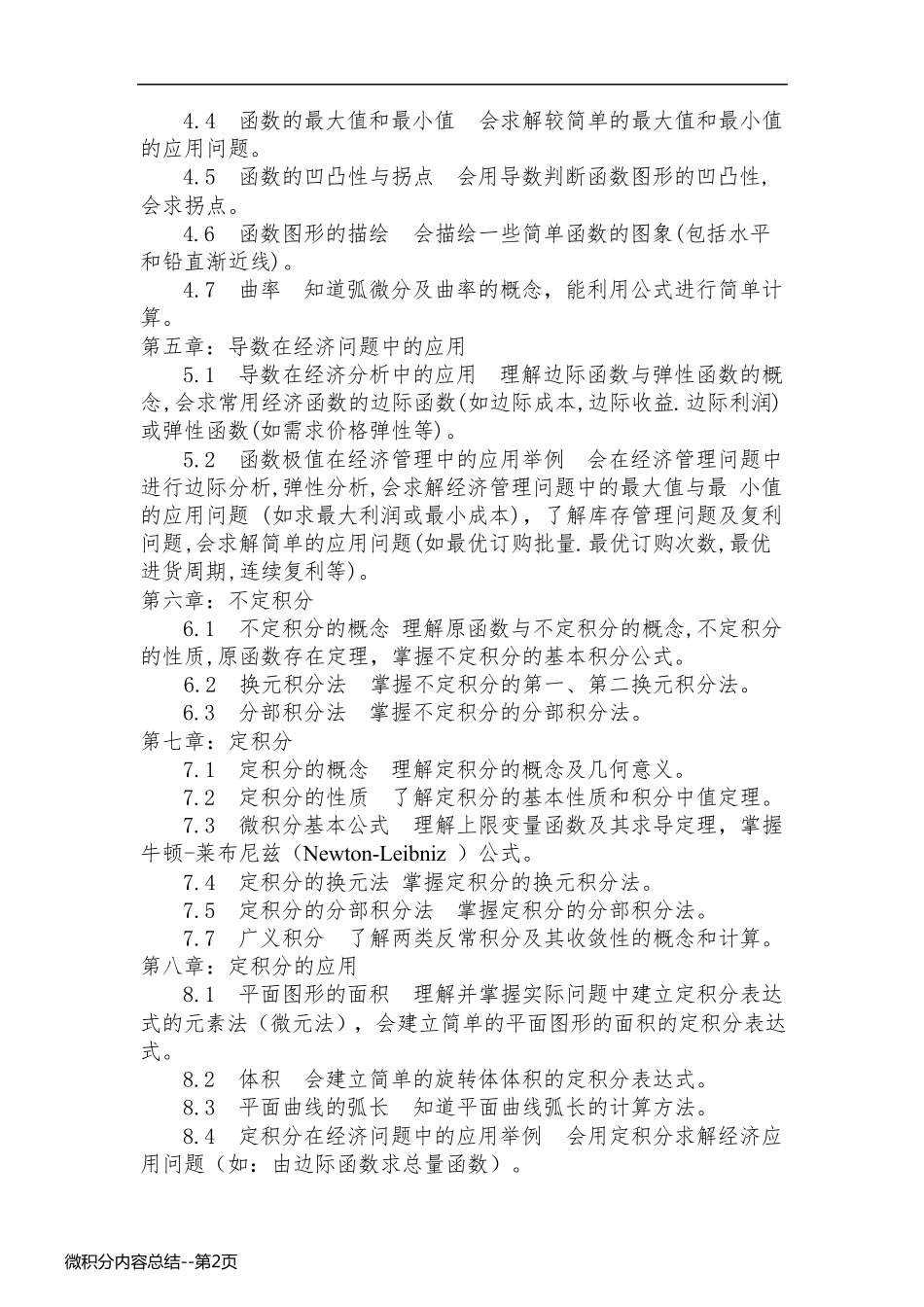 微积分内容总结_第2页