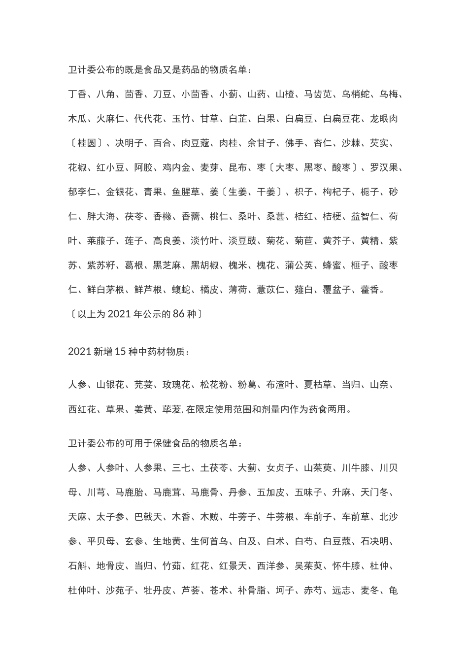 药食同源目录_第1页