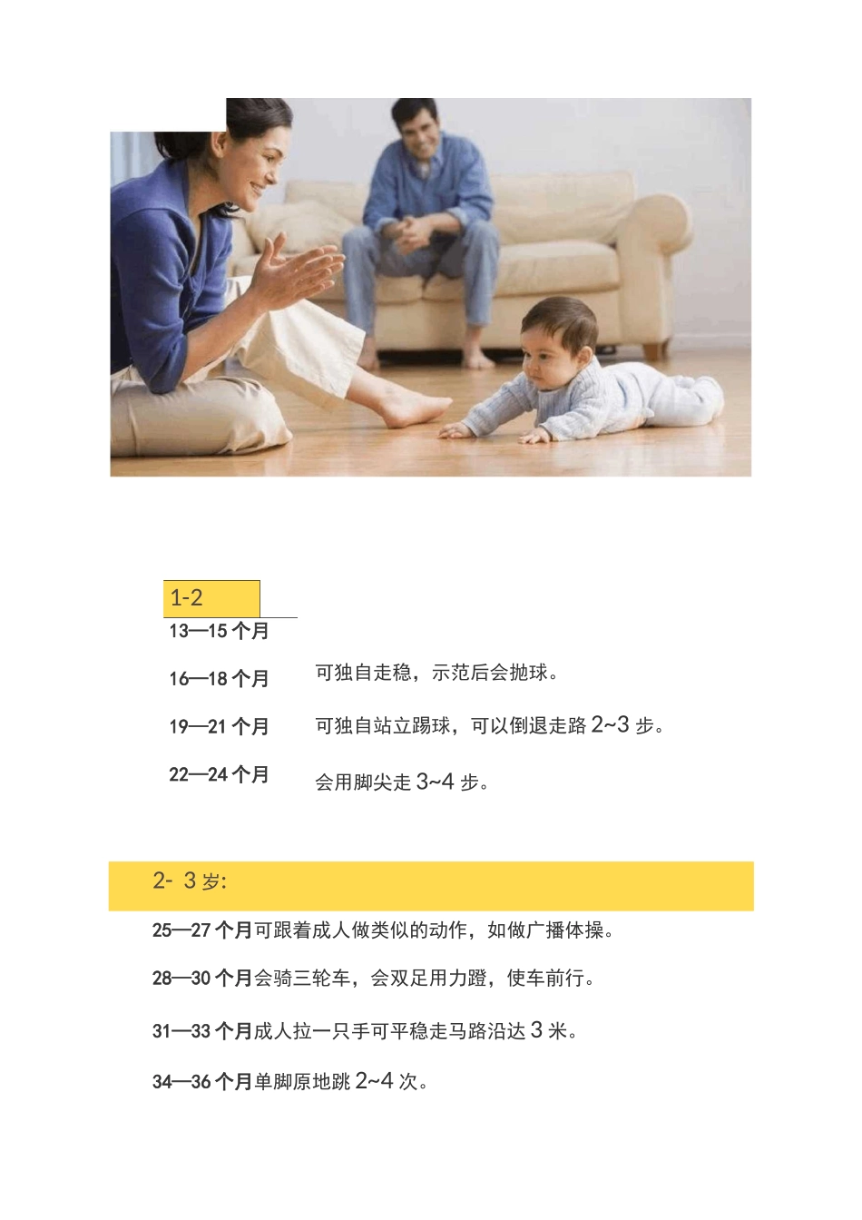 0-6岁婴幼儿大运动发展规律_第3页