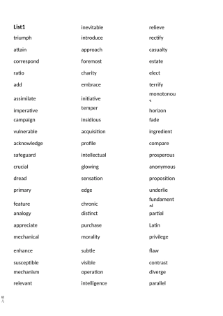 何凯文1575词汇、考研高频词汇