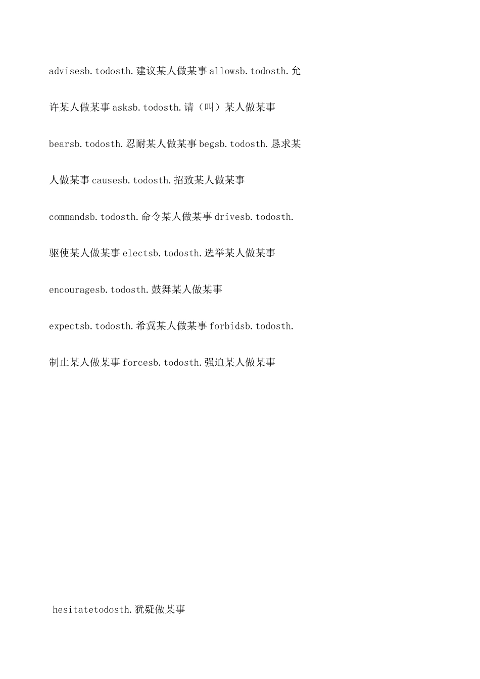 中考英语固定搭配大全整理_第2页