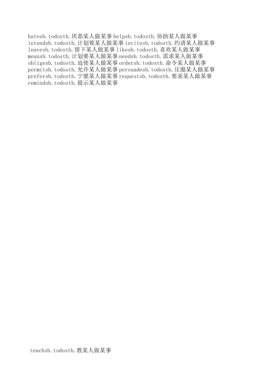 中考英语固定搭配大全整理_第3页